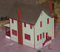 Download the .stl file and 3D Print your own Aunt Lois's House HO scale model for your model train set.